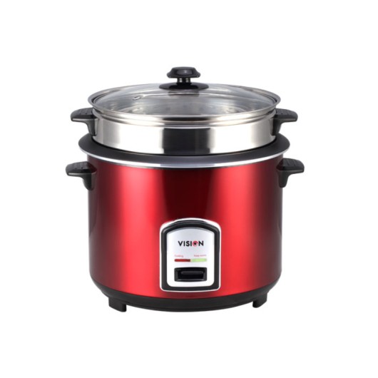 VISION Rice Cooker 1.8 L REL-40-06 SS Red (Double Pot)