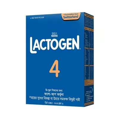 Nestlé Lactogen 4 Infant Formula Milk Powder (2-5 Y) 350 gm