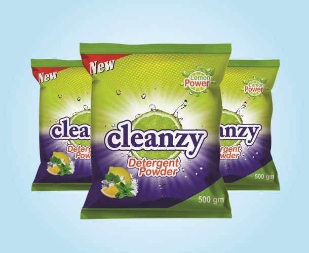 Cleanzy lemon Detergent Powder 500gm