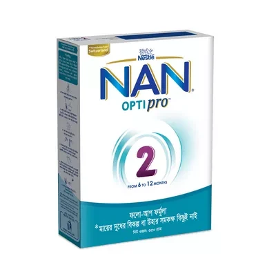 Nestle Nan Optipro 2 Formula Milk Powder (6 M+) 350 gm