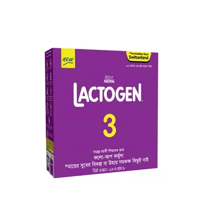 Nestle Lactogen 3 Follow up Formula BIB (12 Months+) 180 gm