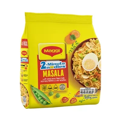 Nestle Maggi 2-Minute Masala Instant Noodles 4 pack