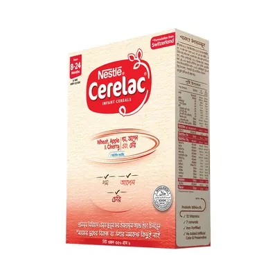 Nestlé Cerelac 2 Apple & Cherry Baby Food (8 M+) 350 gm